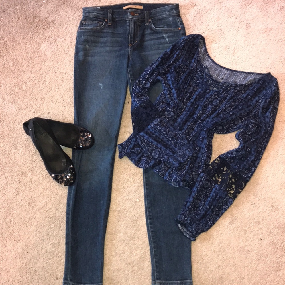 Designer Joe’s Jeans skinny ankle jeans 26
